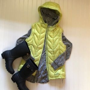 Eddie Bauer Goose Down Puffer Vest | Green | Small